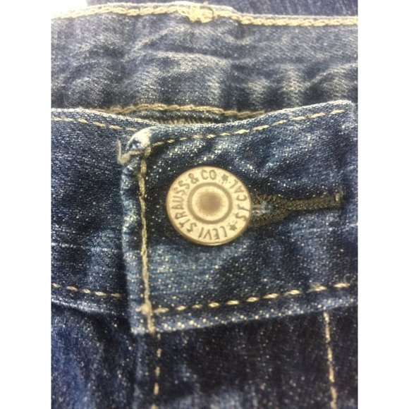 Levi's Mens's 514 Straight Fit Denim Jeans 29x30 Distressed Med Wash - Picture 5 of 9